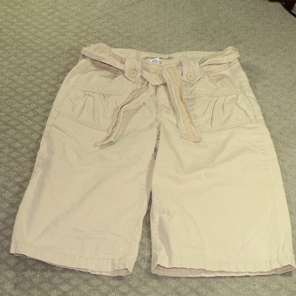 Vintage Hika Jeans Women's Size 8 Khaki Tie Waist Kulots